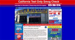 Desktop Screenshot of california-smog-check.com